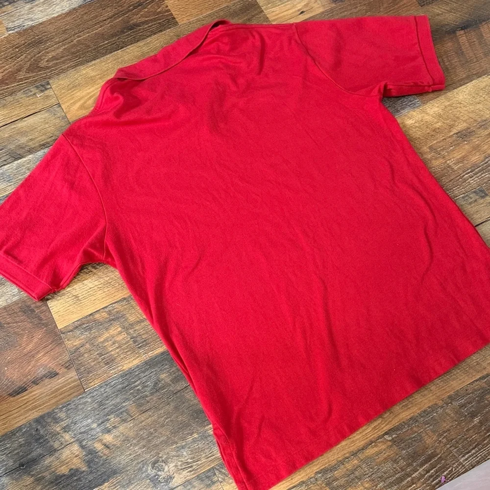 Ralph Lauren Red Polo Shirt size L made in USA